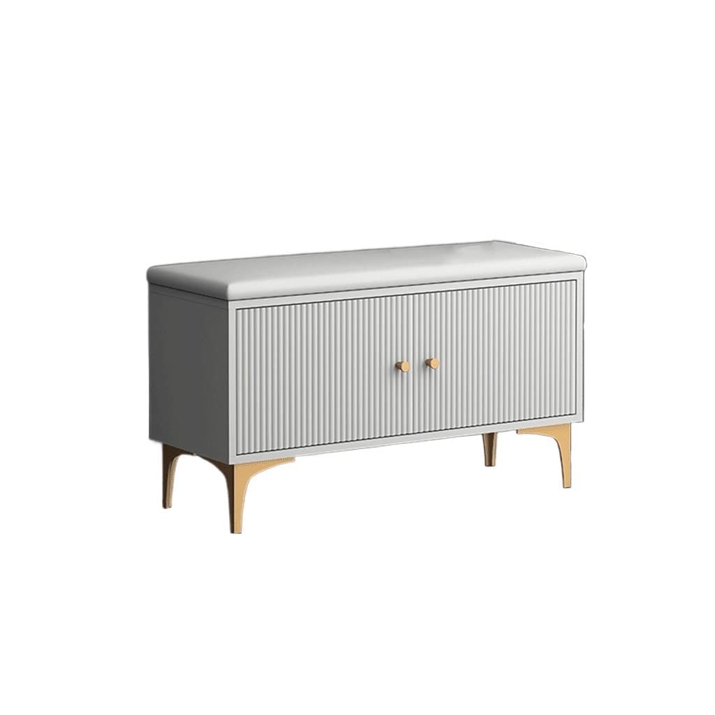 Tabouret de rangement de tiroir haut de gamme pour entrée et salon