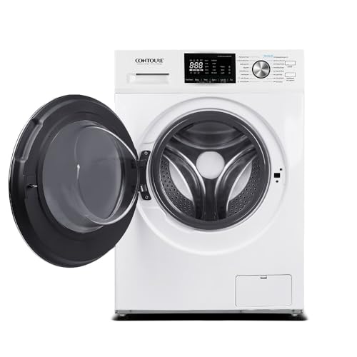 Image of 2.7 Cu. Ft. Washer Dryer Combo with Steam, Ventless All-in-One RV Washing Machine, Compact Apartment Size, White, 120V