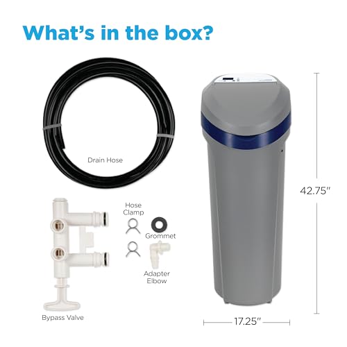 Image of EcoPure EPH130 Whole House Water Softener & Filtration System - 2-in-1 Design for Soft & Better-Tasting Drinking Water, AutoSense AI Technology