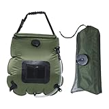 Ronyme Camping-Duschtasche, Duschwassertasche, Solarheizung, kompaktes PVC-Baden, 20 l, für...
