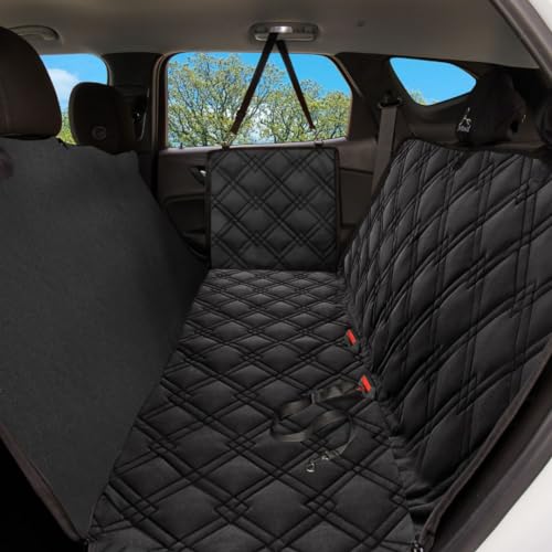 Meadowlark Dog Car Seat Cover, X-Large Heavy Duty Dog Seat Cover for Back Seat, Extra Padded Non-Slip Dog Hammock, Water-Resistant Back Seat Protector for Cars Trucks and SUVs (60โ W x 64" L)