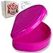 QUIST (TM) Solid Orthodontic Retainer Case (Pink)