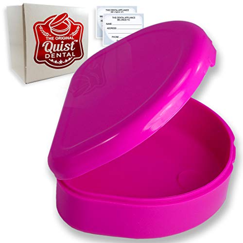 Image of QUIST (TM) SOLID Orthodontic Retainer Case (Pink)