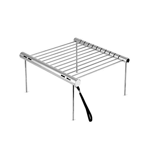 ELENKER Tragbare Campact Camping Grill, 27,9 x 27,9 cm