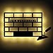 Maurer Geschenke für Männer zum Geburtstag LED Deko Wand-Lampe Maurerkelle Figur I Batteriebetrieb mit Namen personalisiert