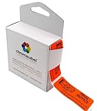 ChromaLabel 1 x 2.25 Inch Accounts Receivable Labels Collections Late Invoice Stickers, 250 Stickers per Dispenser Box, Red, Imprinted: Final Notice