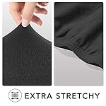 PureFit Super Stretch Chair Sofa Slipcover – Spandex Non Slip Soft Couch Sofa Cover, Washable Furniture Protector with Non Skid Foam and Elastic Bottom for Kids, Pets （Chair, Dark Gray） - Image 4