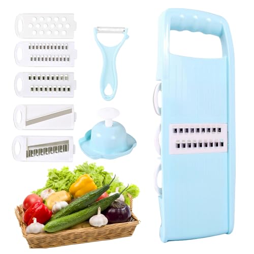 Découpeur de Légumes,Hachoir Multifonctionnel Sécurisé Démontable Anti-dérapant | Découpe-Légumes De Cuisine | Pour La Pomme De Terre Le Fromage La...