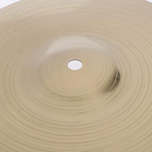 KESOTO Prato Splash de 20 cm com acabamento tradicional para acessórios de bateria, dourado - 25 cm