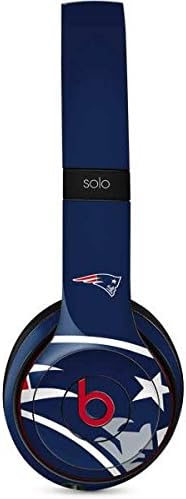 Skinit Decal Audio Skin Compatible with Beats Solo 3 Wireless - Officially Licensed NFL New England Patriots Large Logo Design