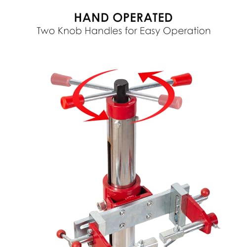 KATSU Federspanner, 2200 lbs Kapazität, manuelles Federbein-Schraubenspanner-Aufhängungswerkzeug für die Reparatur von Autos und den Ausbau der Federbeinfeder