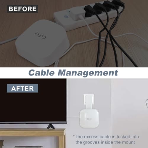 Outlet Wall Mount Compatible with eero 7, 3 Pack