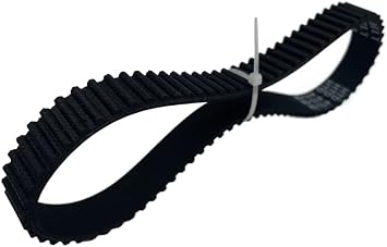 Black strap 270L 275L 277L 280L 292L 300L 304L Timing Belt Width 13/20/25/38mm Perimeter 685.8/704.35/714.37/723.9/733.42/762/771.5mm Conveyor belts  Color Width 12.7mm , Size 304 L Teeth 81
