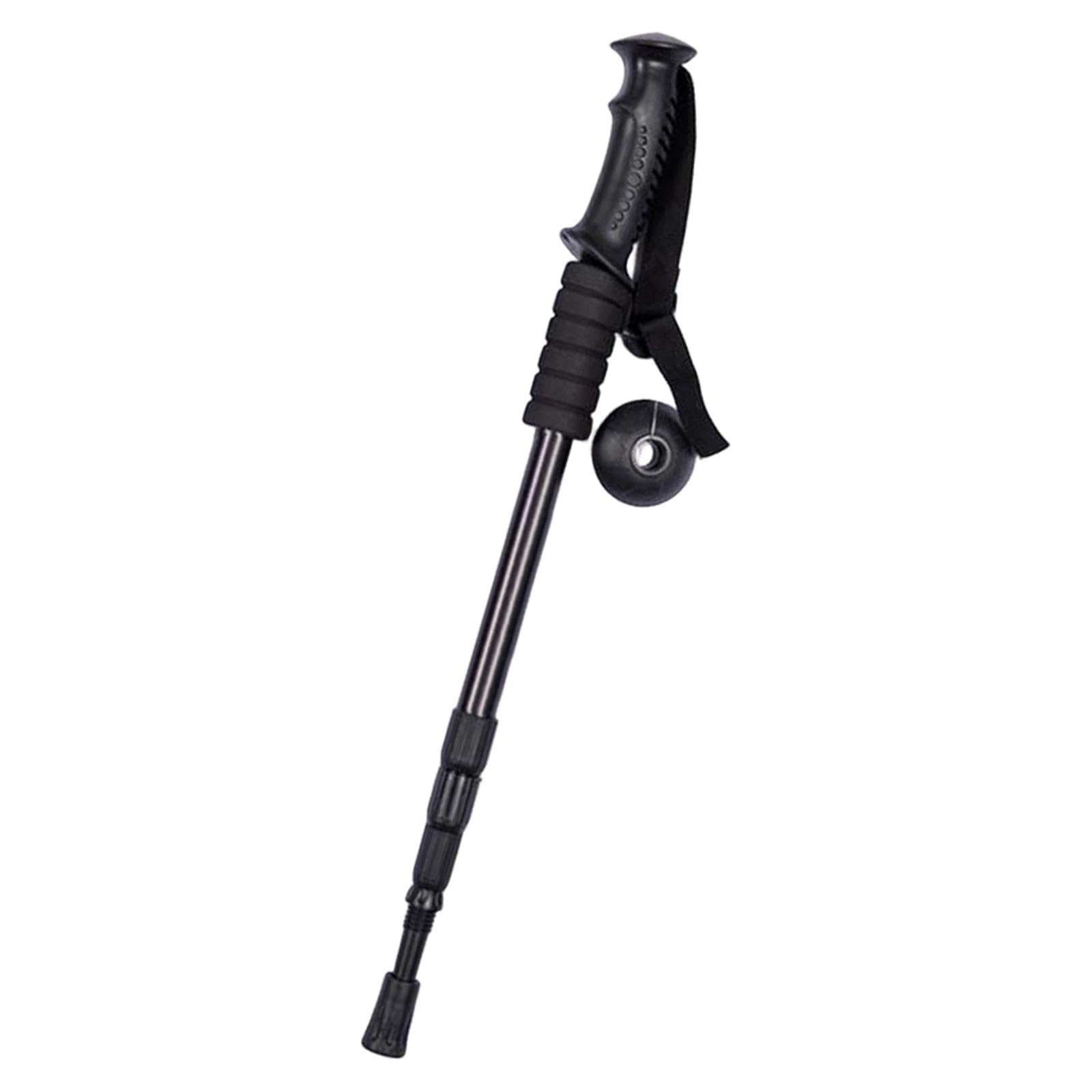 Club Bollywood®Hiking Poles Portable Ergonomic Walking Cane for Camping Walking Backpacking Black 3 Sections|Sporting Goods|Outdoor Sports|Camping & Hiking|Hiking Gear|Walking & Trekking Sticks-image-23