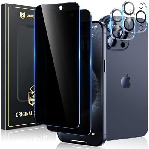 3 Pellicole Protezione Fotocamera IPhone 15 Pro - Vetro Temperato 9H Anti Graffi - Foto 2