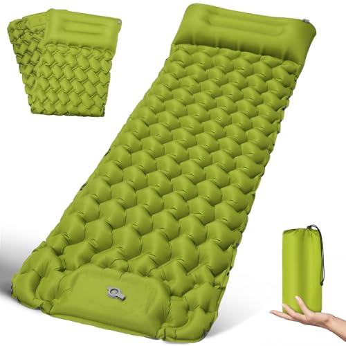 FORRINX Isomatte Selbstaufblasend Camping Luftmatratze 200 * 68CM Ultraleicht Camping Matratze mit Kissen Tragbar Luftzellenmatte Wasserdicht Schlafmatte für Outdoor, Wandern, Zelt, Strand FORRINX Isomatte Selbstaufblasend Camping Luftmatratze 200 * 68CM Ultraleicht Camping Matratze mit Kissen Tragbar Luftzellenmatte Wasserdicht Schlafmatte für Outdoor, Wandern, Zelt, Strand