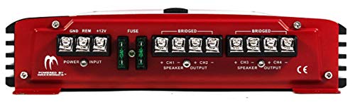 Crunch Px1000.4 Power Amplifier (Class Ab, 4 Channels, 1,000 Watts), 3.70In. X 12.60In. X 10.80In. #TOP2