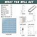 RIVTUN Wall-Mounted Pegboard Kit, 25.2