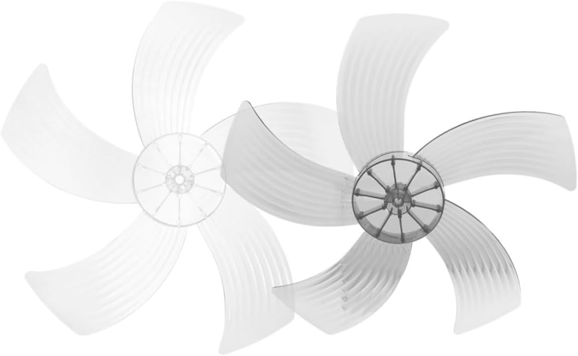 2pcs Plastic Fan Blades for Pedestal Table Fans Replacement Parts Easy Installation