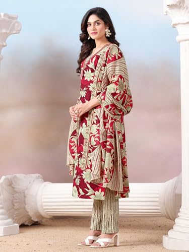 Kurta indien à fleurs ensemble chic pour vos soirées et fêtes d'été - 3