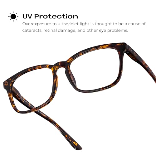 Image of Readerest Blue Light Reading Glasses - Lightweight Computer Glasses w /Spring Hinges - UV Protection, Anti Glare & Eye Strain