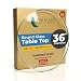 36" Inch Round Glass Table Top 3/8" Thick Tempered Beveled Edge by Fab Glass and Mirror