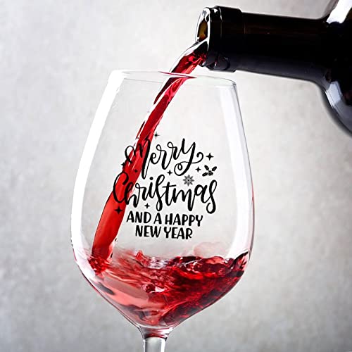 Verres à vin solution cadeau table de Noël et anniversaire duo