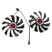geneic Ventilador de refrigeración para tarjetas gráficas XFX Radeon RX580 RX590, 2 unidades, 95 mm FDC10U12S9-C CF1010U12S