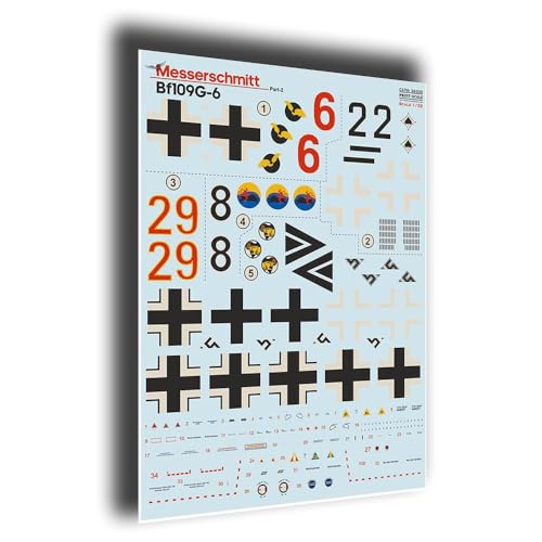 Print Scale 32-035 1/32 Messerschmitt Bf-109 G-6 Part 2 accessoires avion de chasse