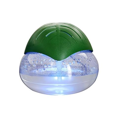 EcoGecko Green Leaf Air Revitalizer, Air Freshener, Room Aromatizer, Aroma and Essential Oil Diffuser with 10ML Lavender Oil Cover