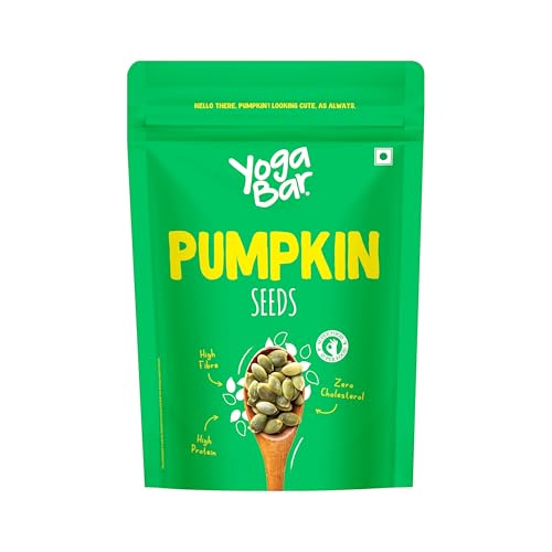 Image of Yogabar Pumpkin Seeds Unroasted Rich in Protein and Fiber Superfood - 250g, Sunflower Seeds for Eating Protein and Fibre 250gm (Pack of 2)
