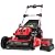 PowerSmart 80V MAX 21-Inch Brushless Self-Propelled Lawn Mower, 3-in-1 Mowing Function with 6.0Ah Battery and Charger