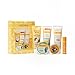 Burt's Bees Timeless Minis Kit, With Coconut Foot Cream, Milk and Honey Body Lotion, Deep Cleansing Cream, Res-Q Ointment, Hand Salve and Beeswax Lip Balm, Natural Origin Skin Care, 1 Kit