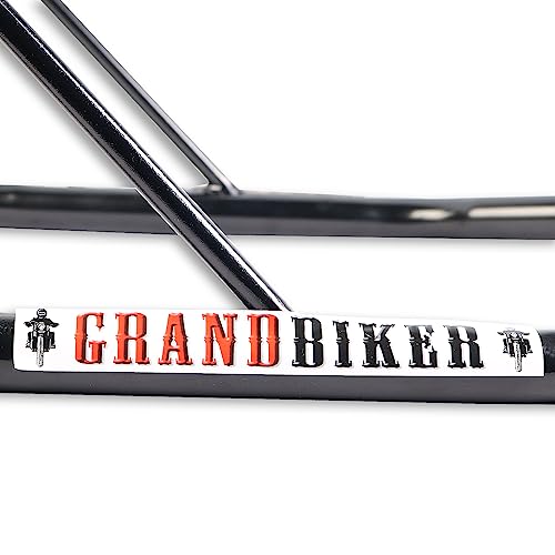 Image of Grandbiker Rear Universal Wheel Paddock Stand Extra Strong with Swing Arm Rest for Dominar (Black)