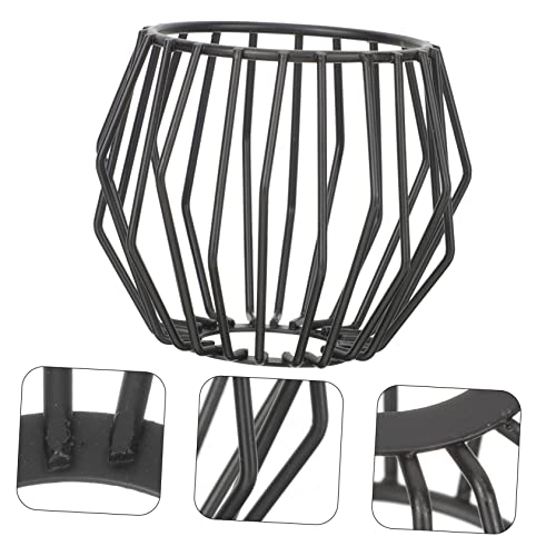 Image of Housoutil 5pcs Hollow Out Metal Lampshade Replacement for Pendant Lamp Sturdy Lamp Shade Cover for Dining Room Living Room and Hotel Adds Charm to Your Space