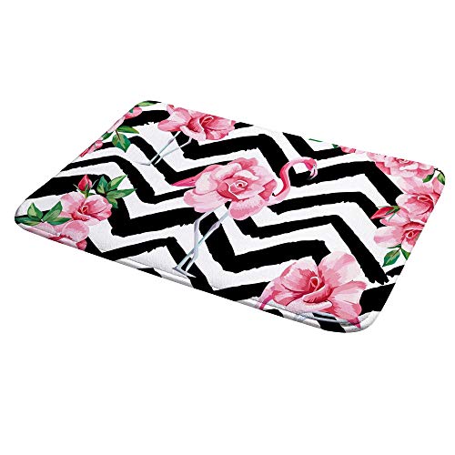 Tapis de bain absorbant en microfibres lavable pour sol sec