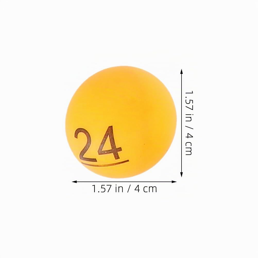 BESPORTBLE Balles Numérotées 1-90 pour Bingo Et Jeu De Loto Boules De Tirage Colorées en Plastique 90 Pièces pour Activités De Groupe Fêtes Et Tombola