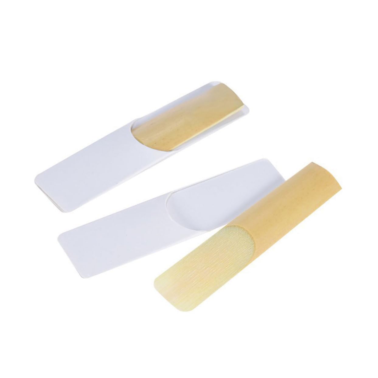 BESTonZON 50piezas Cañas Para Saxofón Soprano Accesorios De Instrumento Musical Repuestos Duraderos Hechos Mano Para Principiantes y Profesionales