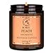 Massage Candle Peach - Soy Wax Candle 3.5Oz - Relaxing Massage Candle - Massage Candle with Coconut and Almond Oils - Body Care - Calming - Beauty - Aromatherapy