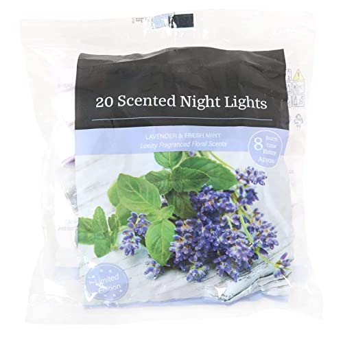 Paquete de velas aromáticas y velas aromáticas, con múltiples aromas refrescantes, lo que lo convierte en un bonito paquete de regalo y un accesorio decorativo (lavanda y menta fresca) Cover