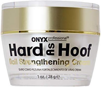 Hard As Hoof Nail Strengthening Cream with Coconut Scent Nail Strengthener, Nail Growth & Conditioning Cuticle Cream Stops Splits, Chips, Cracks & Strengthens Nails, 1 oz