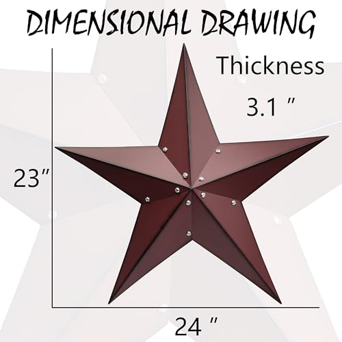 Qobumy24rusticmetallargebarnstarwalldecorhandmaderedbarnstarindoororoutdoordecorationstarforoutsidetexasstarsartvintagewesterncountryhomefarmhousewallartdecor Urban Country Home Decor Qobumy 24 rustic metal large barn star wall decor handmade red barn star indoor or outdoor decorationstar for outside texas stars art vintage western country home farmhouse wall art decor urban country home decor