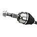 Bode-man Pair 2 Front CV Axle Assemblies for 2005-2010 Jeep Commander Grand Cherokee 4WD w/Limited Slip