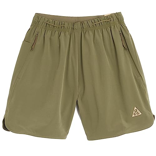 Nike ACG Dri-FIT New Sands Men's Running Shorts (as1, Alpha, m, Regular, Regular, Medium Olive/Pilgrim/Khaki)