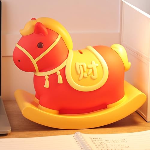 Hucha de caballo para niños que evita roturas accidentales al ahorrar monedas 6