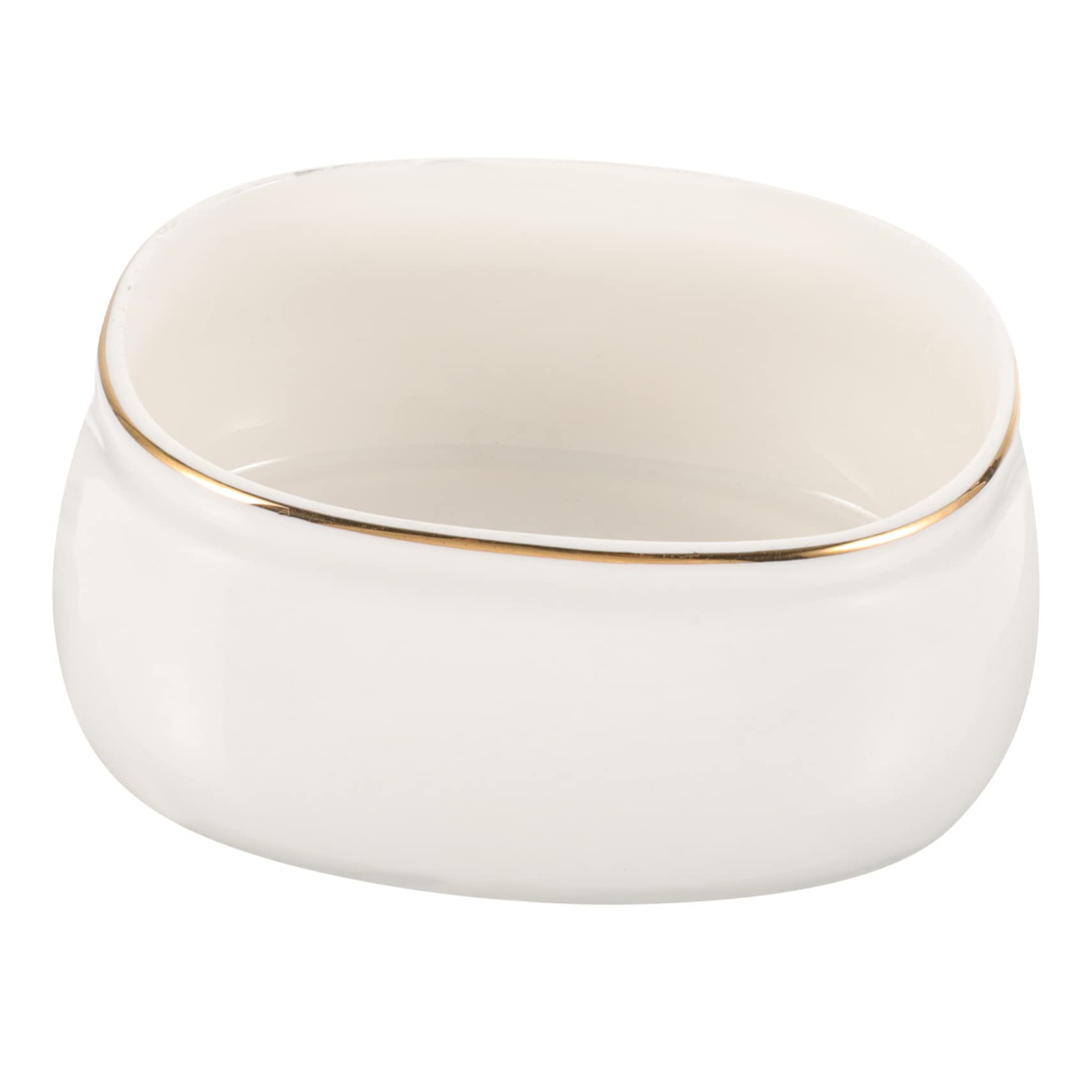 CIYODO 4-inch Denier-shaped Sugar Cup Popcorn Containers Sugar Storage Containers Spice Container Condiments Containers Retro Tea Jar Creamer Ceramic Storage Holder for Seasoning Ceramics