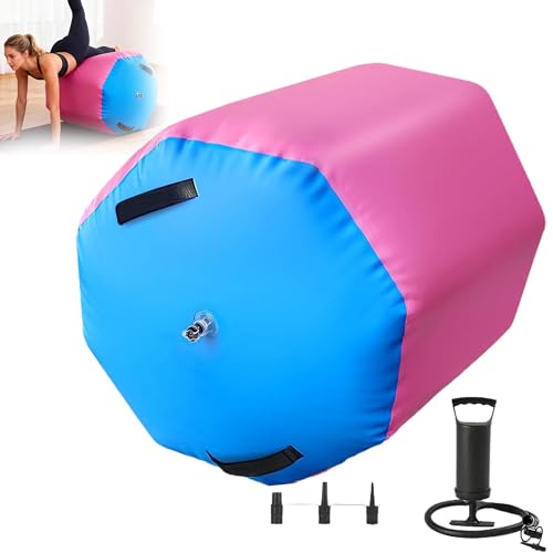 Rouleau de tonneau d'air gonflable pour gym et yoga | Cylindre fitness PVC