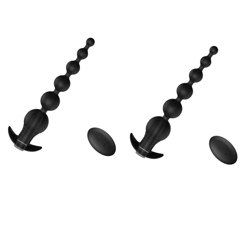 Plug anale Plug anale vibrante con perline anali con massaggio di stimolazione della prostata a distanza 9 Giocattolo vibratore vibrante per allenamento anale