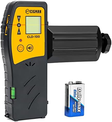 Receptor láser CIGMAN CLD-100, alcance del detector hasta 50M, só...