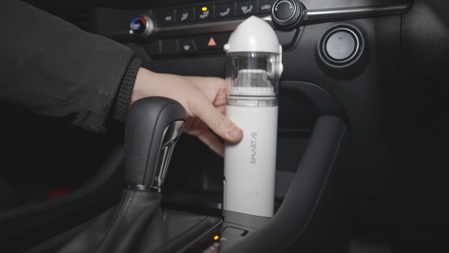 Amazon | SmartAI ハンディクリーナー 車用掃除機 16000Pa 強力吸引 40